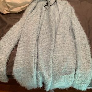 Pale blue sweater